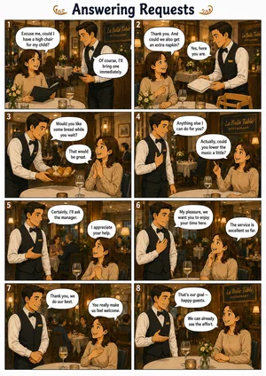 Aperçu de la planche Answering Requests