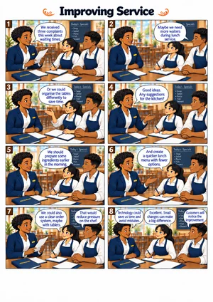 Aperçu de la planche Improving Service