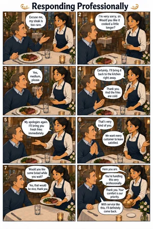Aperçu de la planche Responding Professionally